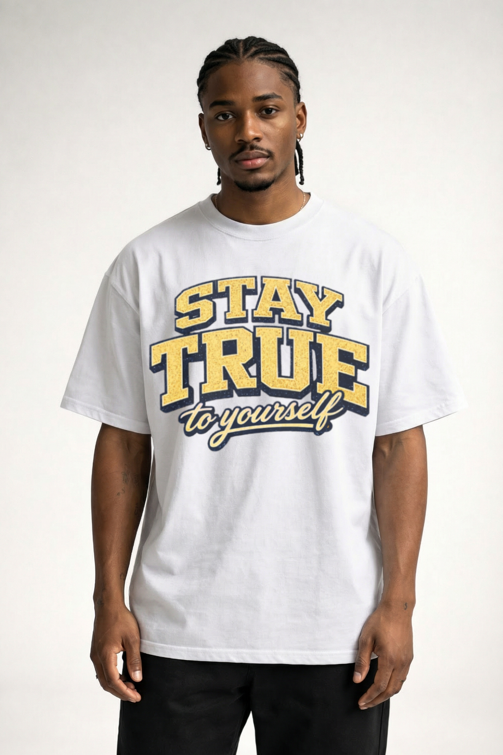 STAY TRUE - OVERSIZED SHIRT