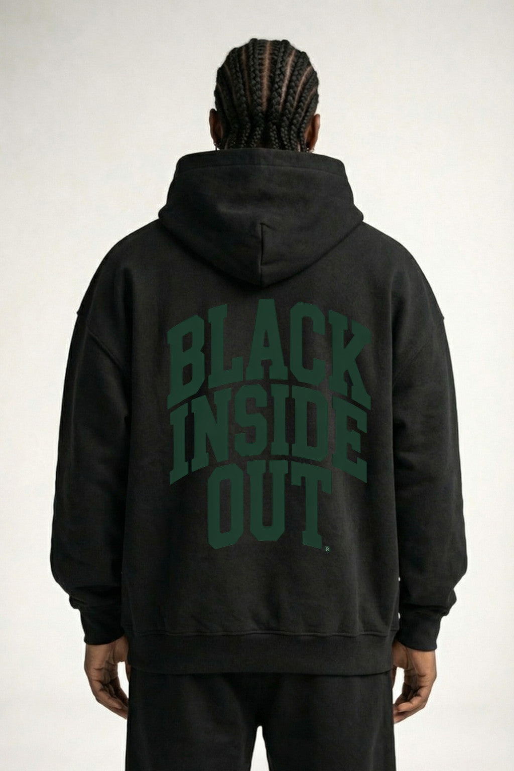BLACK INSIDE OUT - OVERSIZED HOODIE