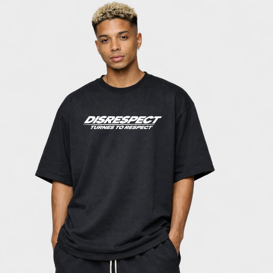 DISRESPECT TURNES TO RESPECT - OVERSIZED SHIRT