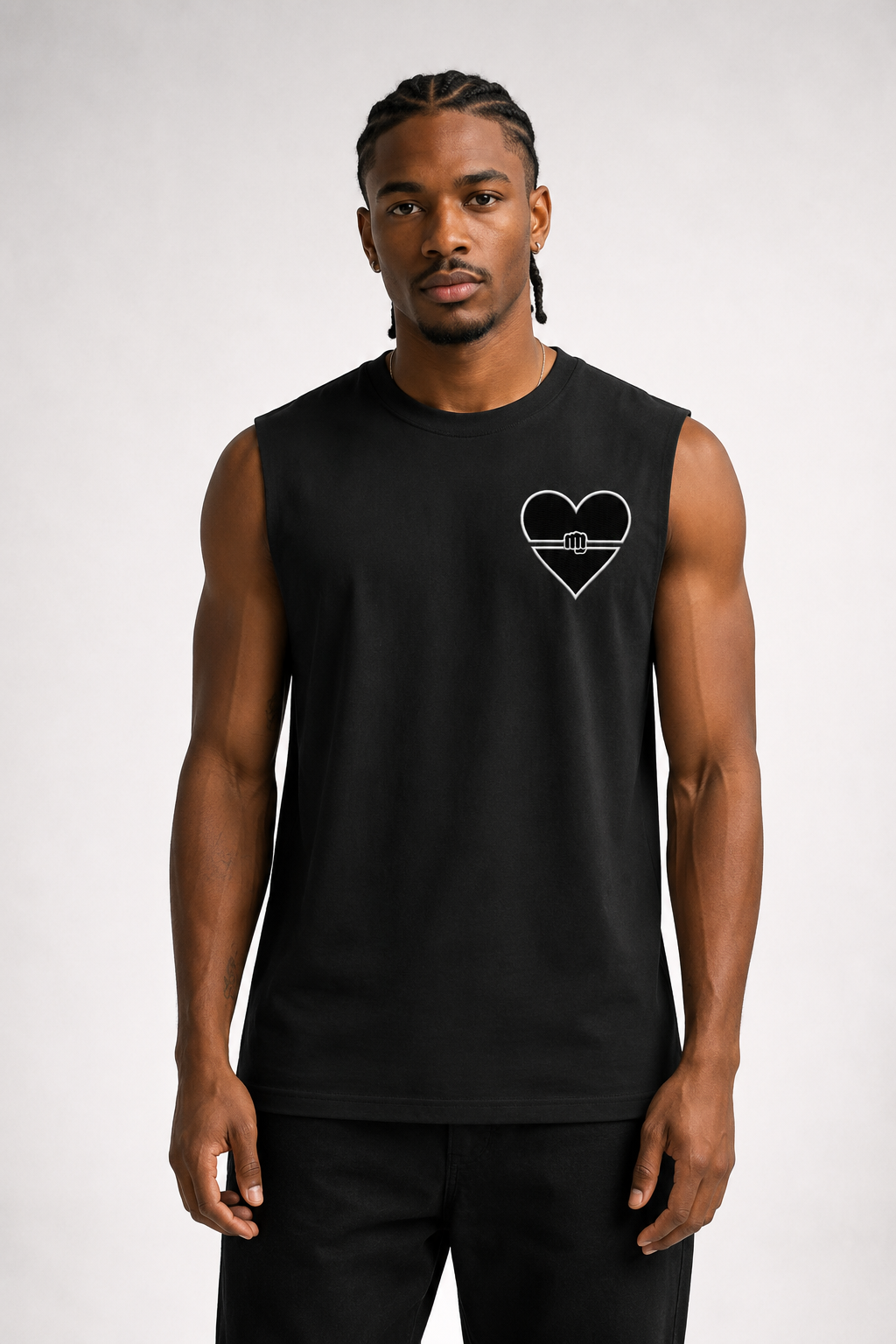 Sleeveless Oversized Tee