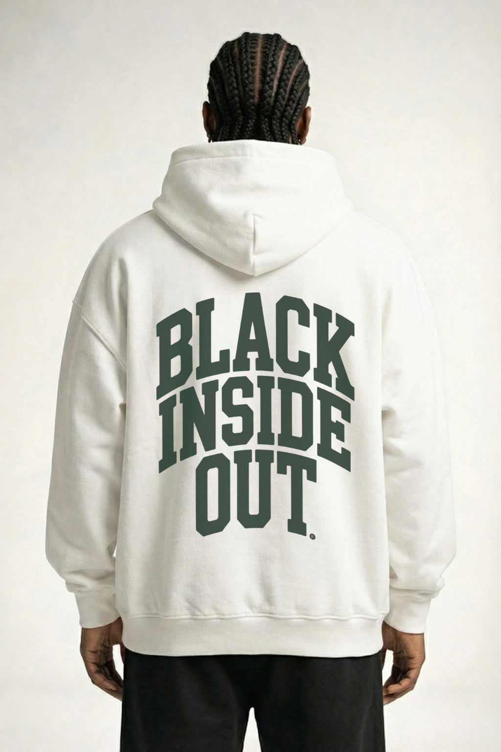 BLACK INSIDE OUT - OVERSIZED HOODIE