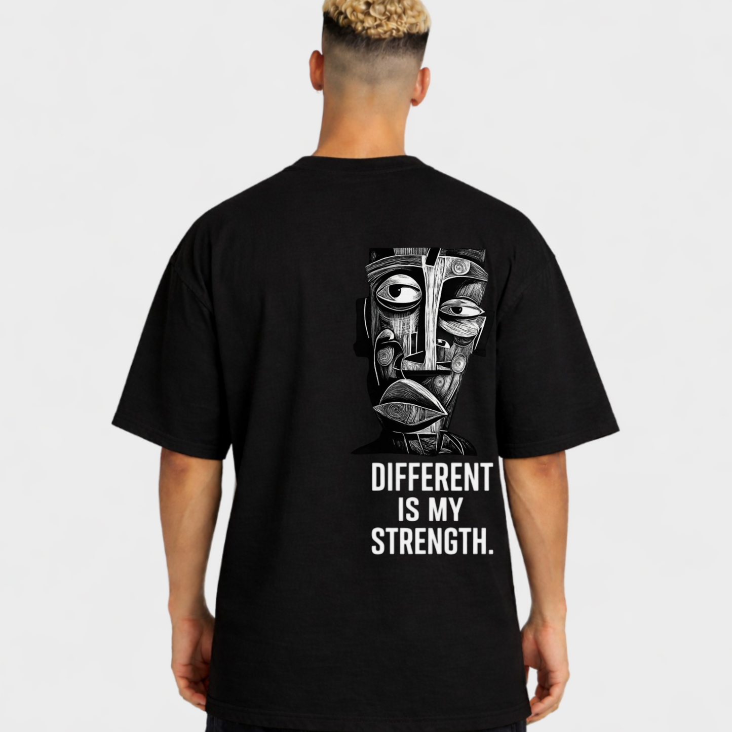 DIFFRENT IS MY STREGTH - OVERSIZED SHIRT
