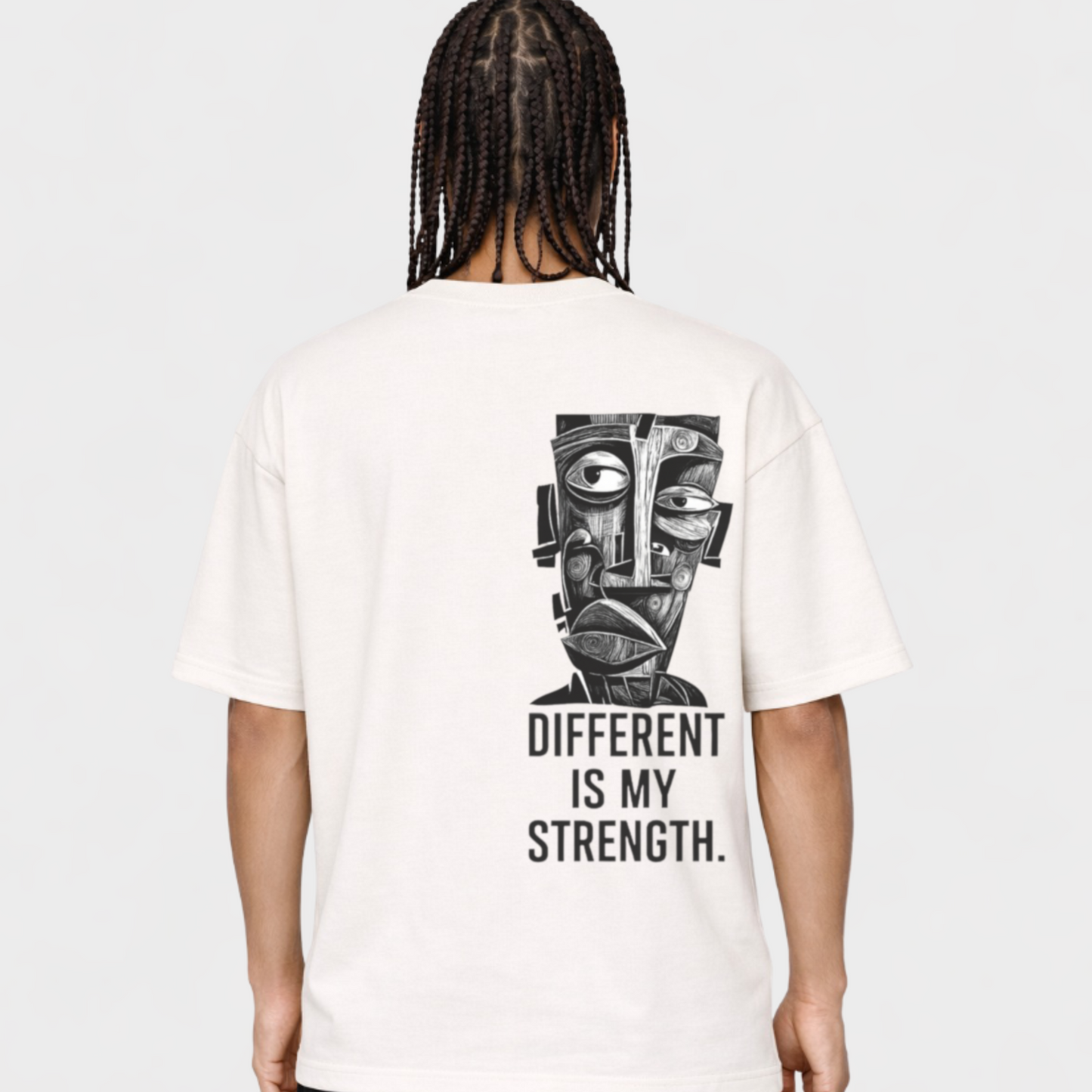 DIFFRENT IS MY STREGTH - OVERSIZED SHIRT