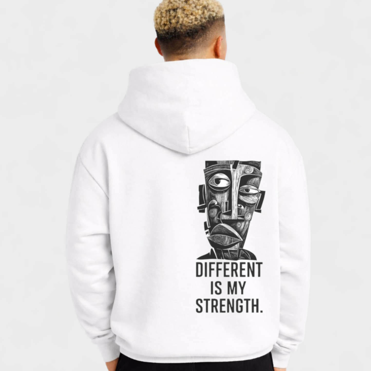 DIFFRENT IS MY STRENGH - OVERSIZED HOODIE