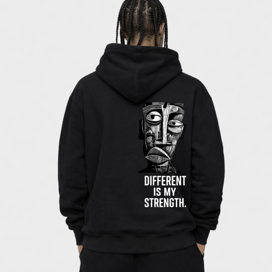 DIFFRENT IS MY STRENGH - OVERSIZED HOODIE