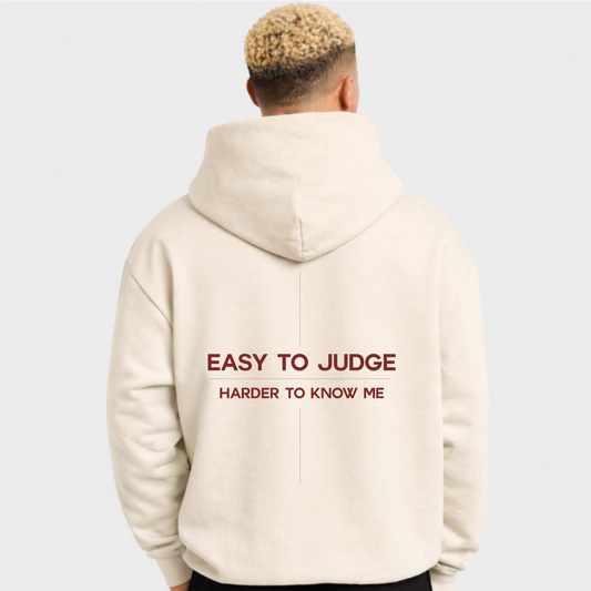 EASY TO JUDGE - OVERSIZED HOODIE
