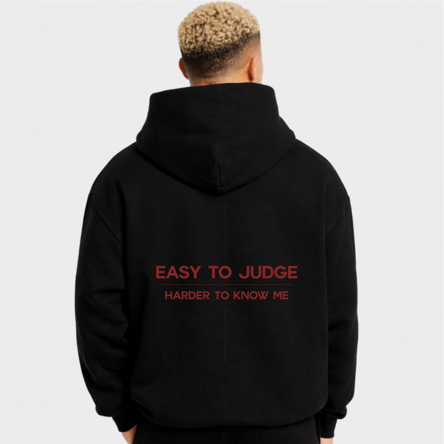 EASY TO JUDGE - OVERSIZED HOODIE