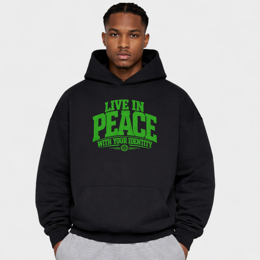 LIVE IN PEACE - OVERSIZED HOODIE