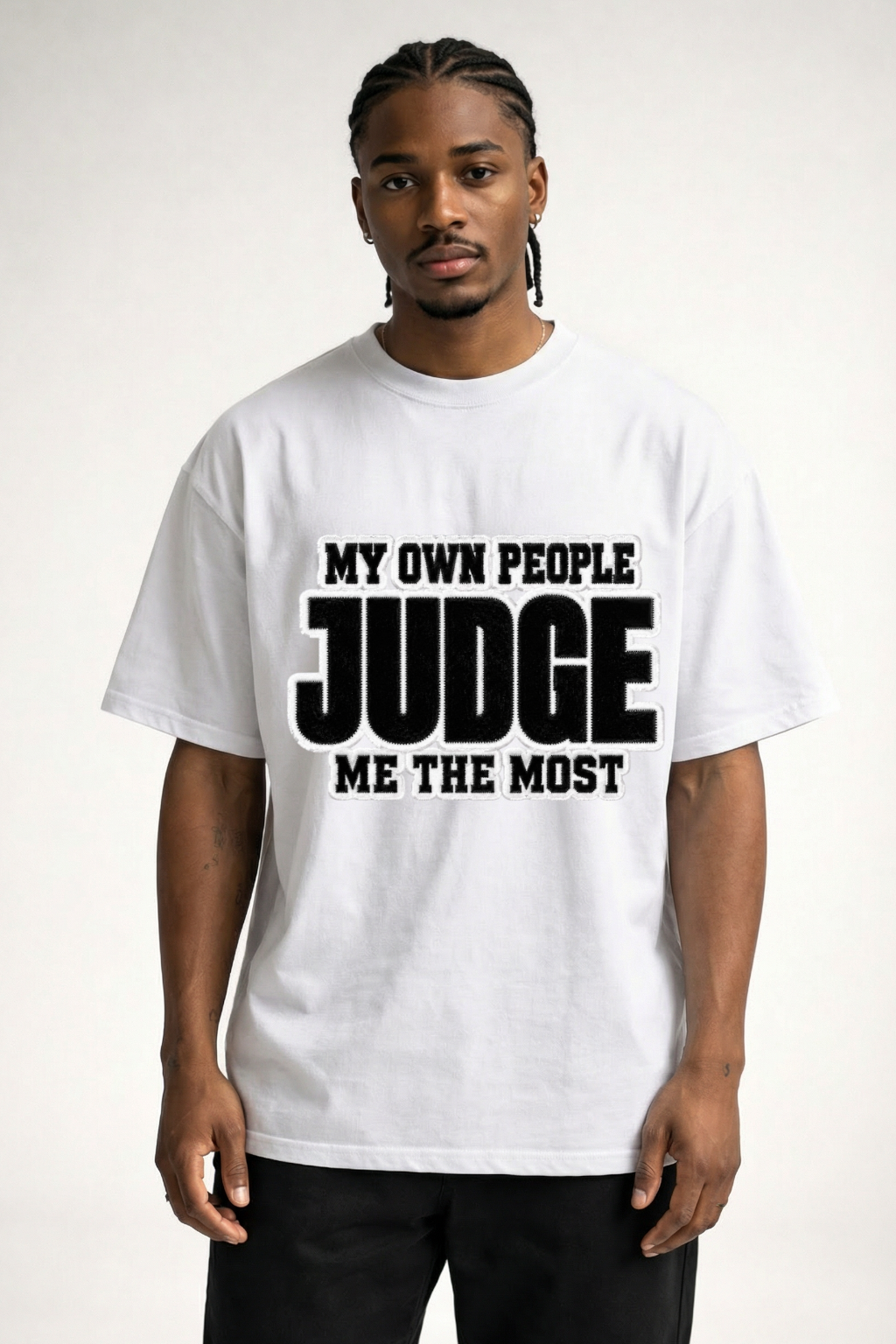 MY OWN PEOPLE JUDGE - OVERSIZED SHIRT