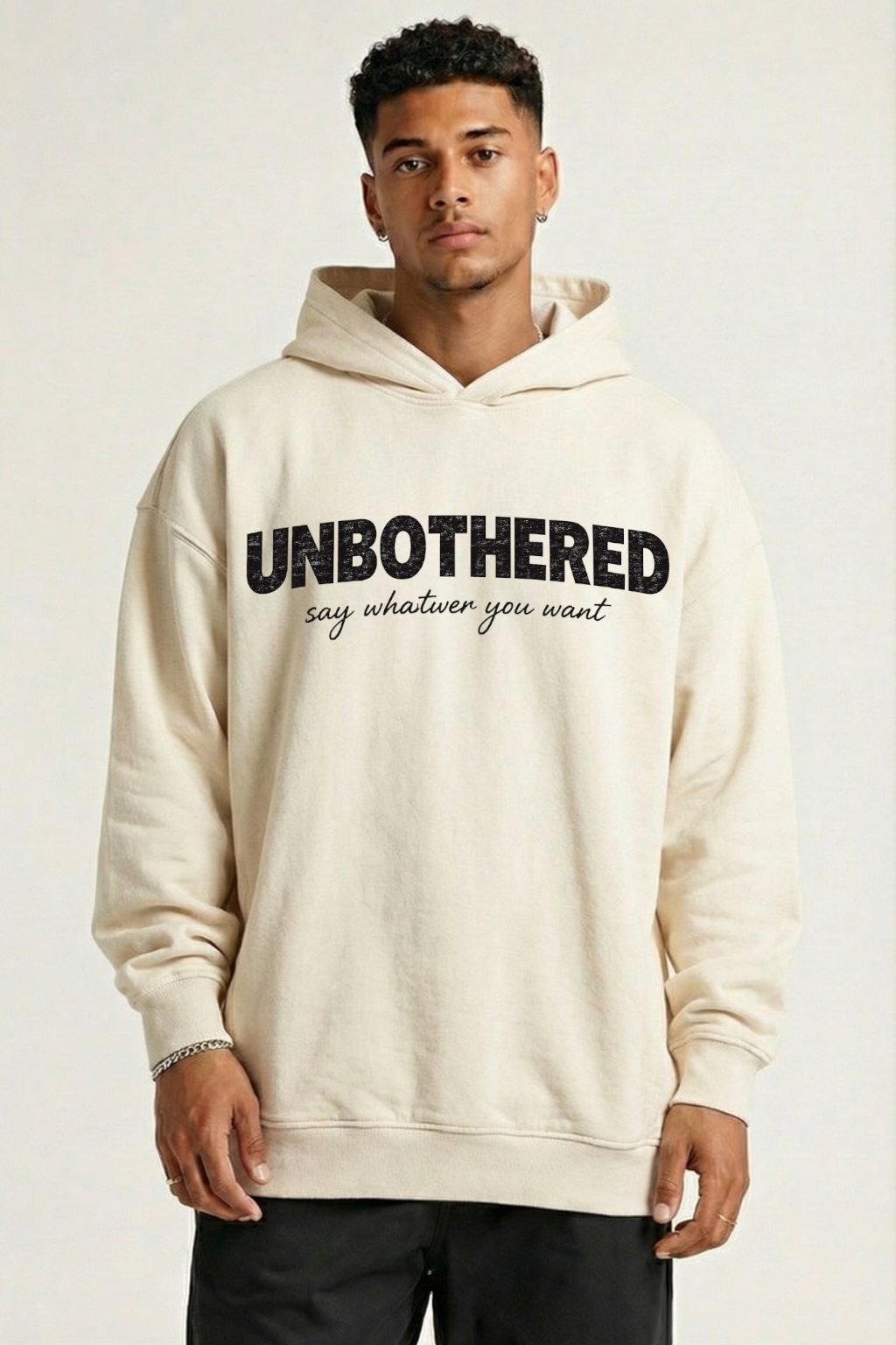 UNBOTHERED - OVERSIZED HOODIE