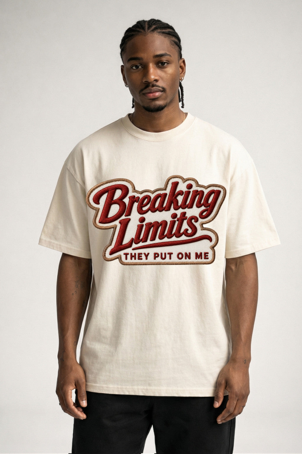 BREAKING LIMITS - OVERSIZED SHIRT  (DTF DRUCK)