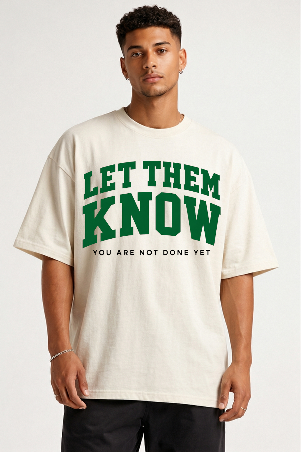 LET THE KNOW - OVERSIZED SHIRT