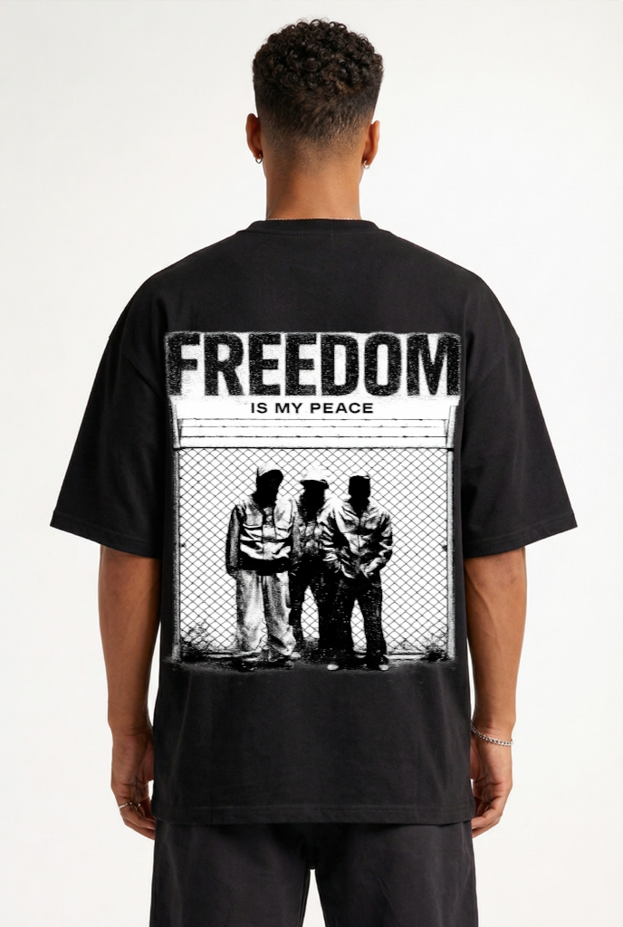 FREEDOM IS MY PEACE - OVERSIZED SHIRT