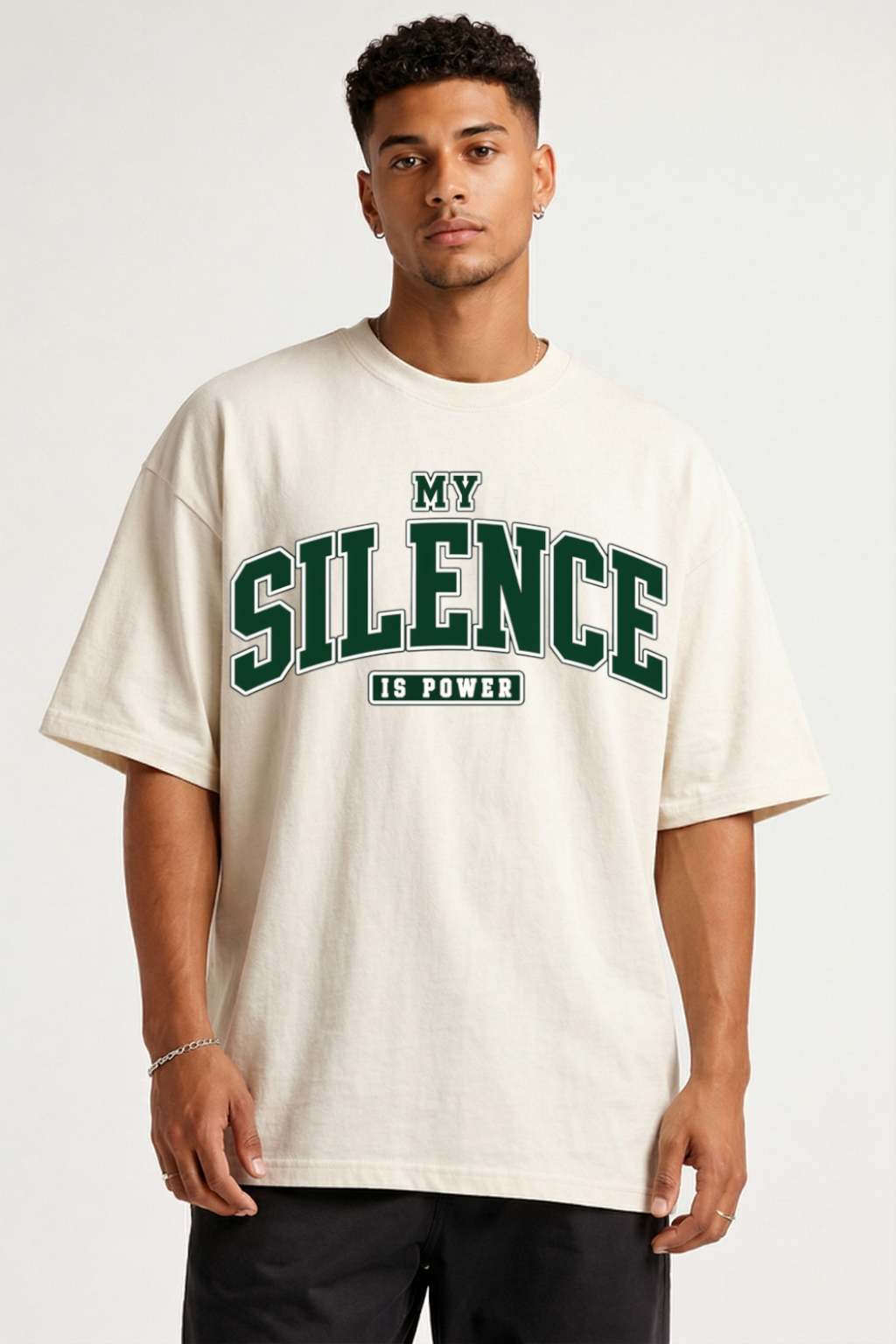MY SILIENCE IS POWER - OVERSIZED SHIRT