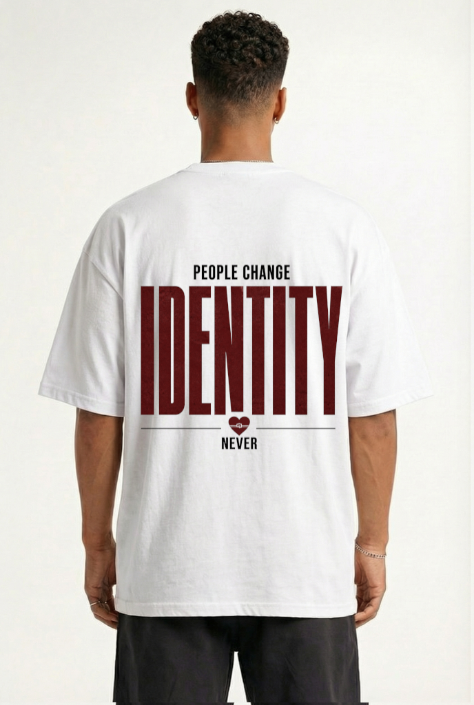 PEOPLE CHANGE IDENTITY - OVERSIZED HOODIE