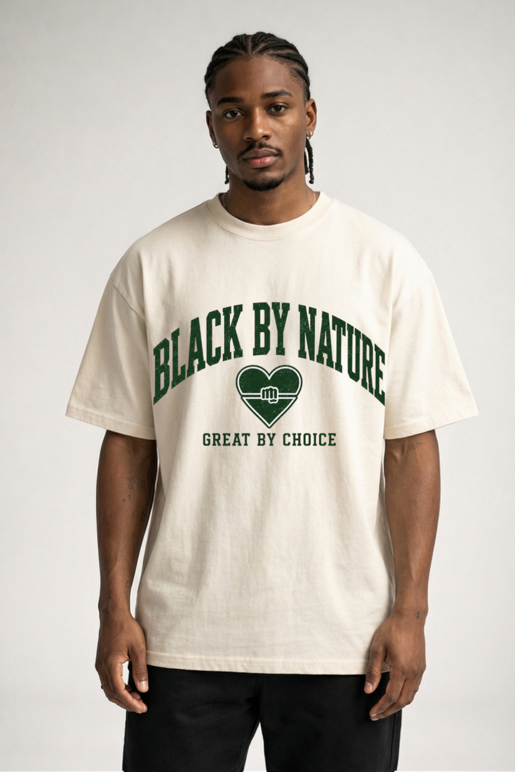 BLACK BY NATURE - OVERSIZED SHIRT