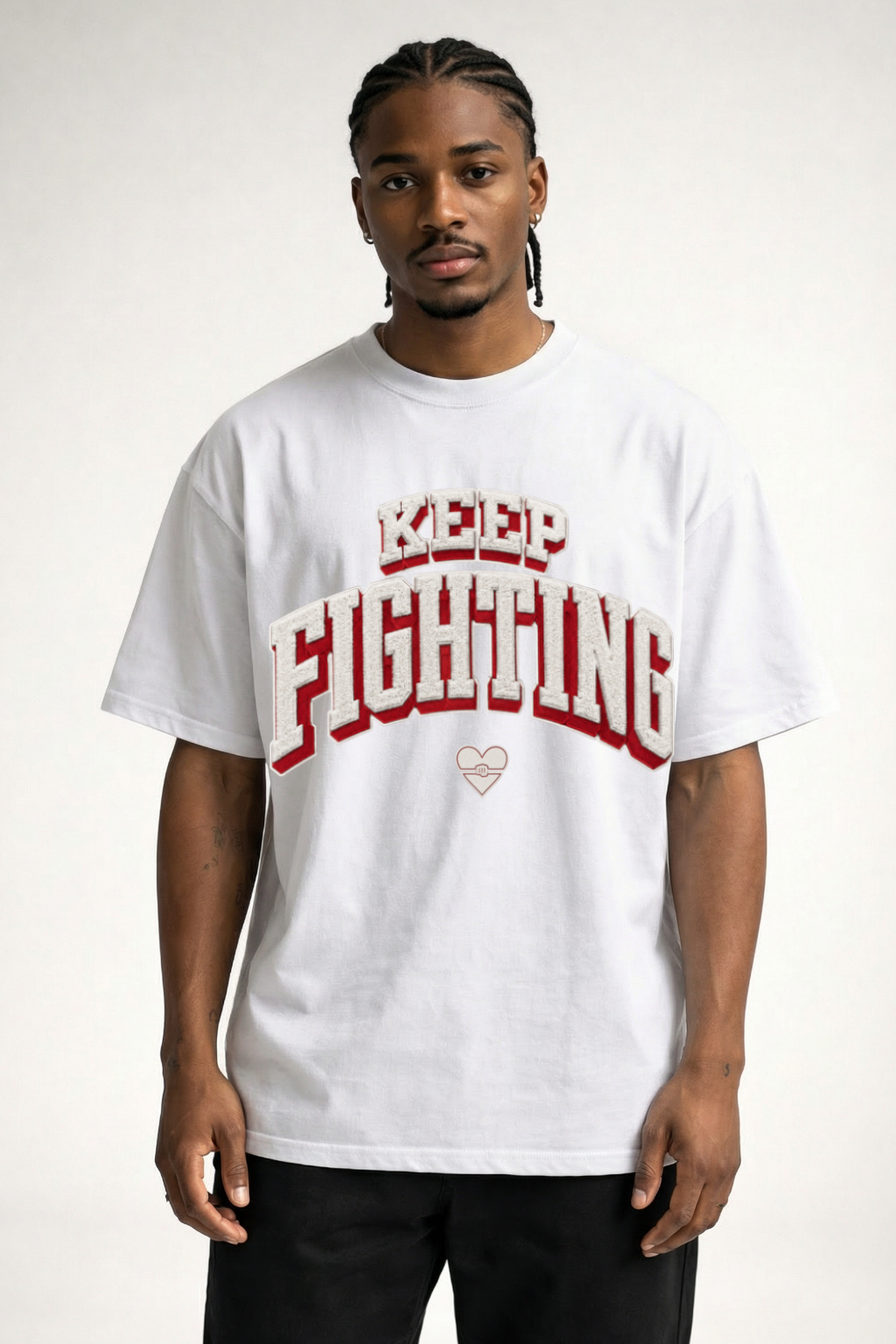 KEEP FIGHTING  - OVERSIZED SHIRT
