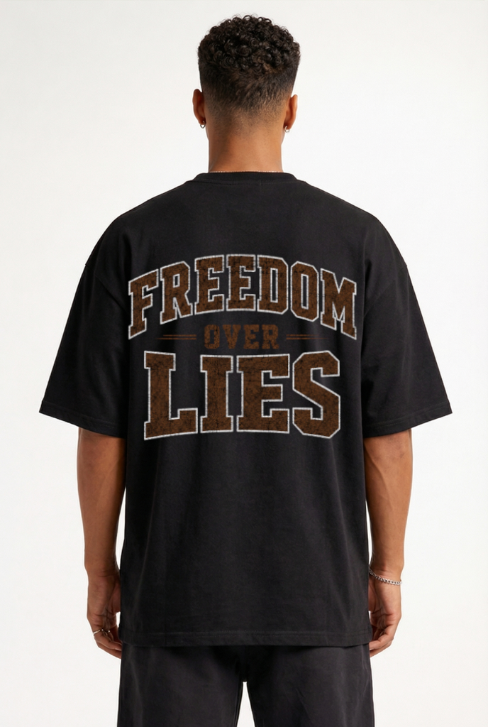 FREEDOM OVER LIES - OVERSIZED SHIRT