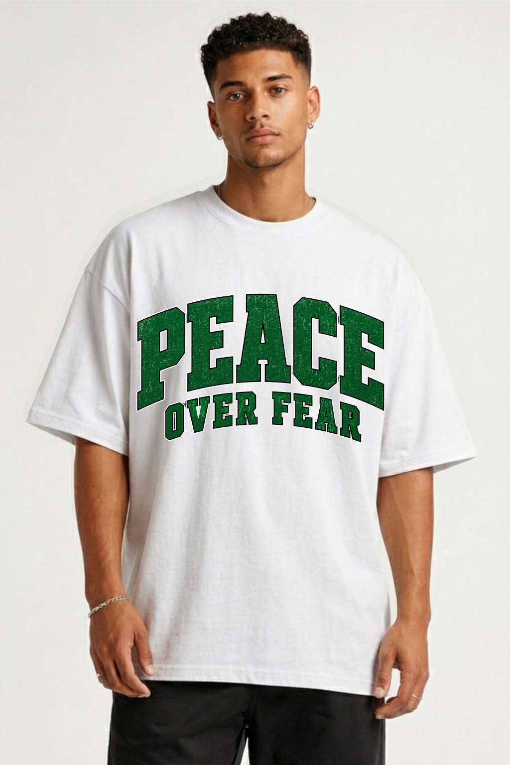 PEACE OVER FEAR - OVERSIZED SHIRT