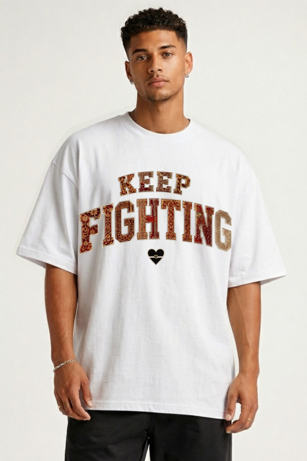 KEEP FIGHTING  - OVERSIZED SHIRT