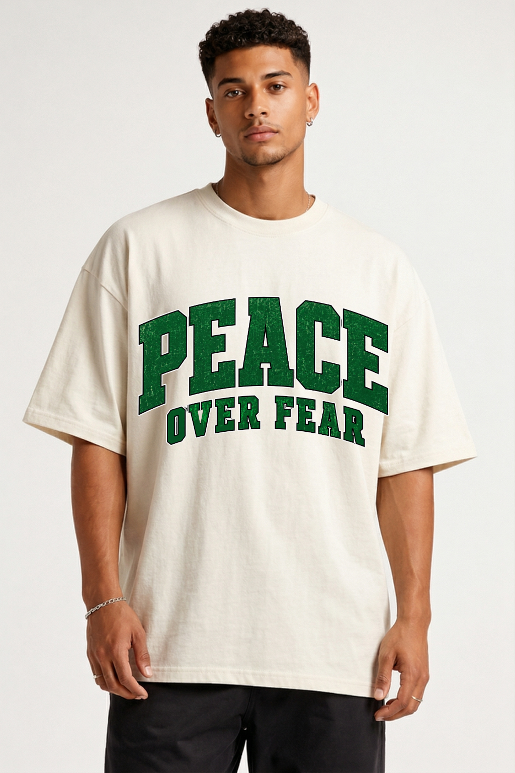 PEACE OVER FEAR - OVERSIZED SHIRT