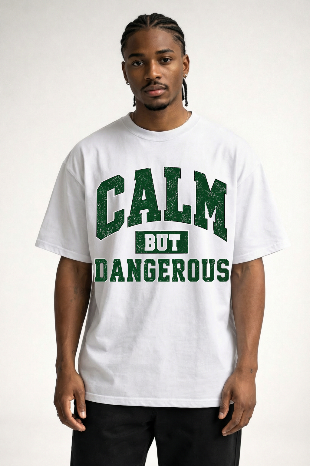 CALM BUT DANGEROUS - OVERSUIZED SHIRT