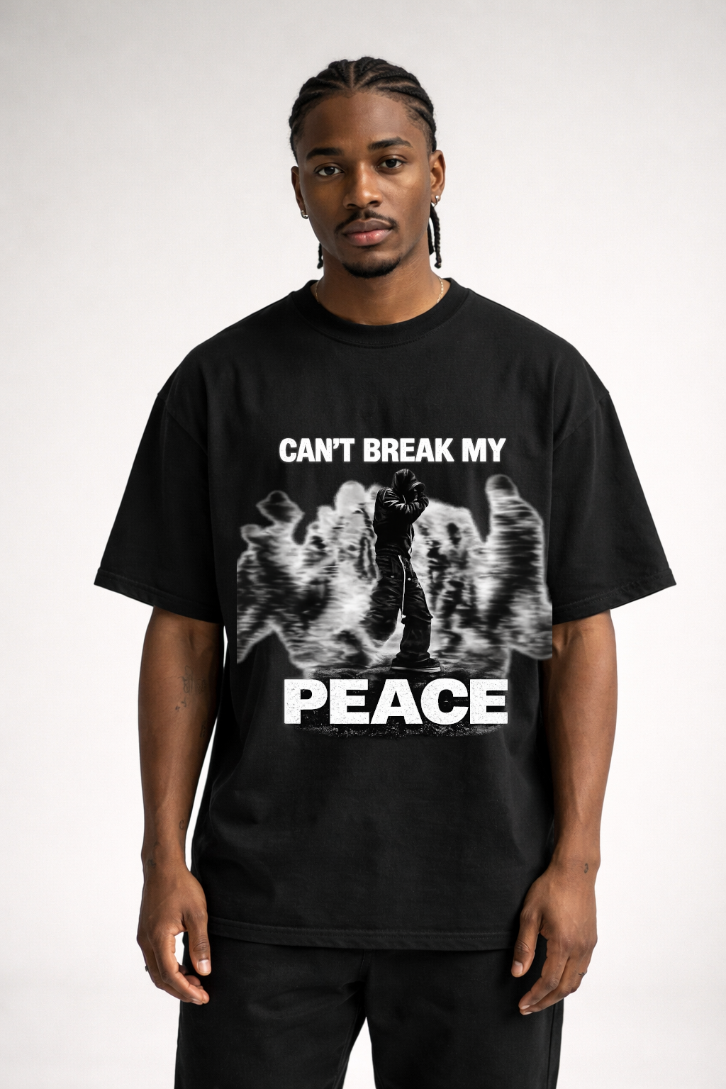 CAN'T BREAK MY PEACE - OVERSIZED SHIRT