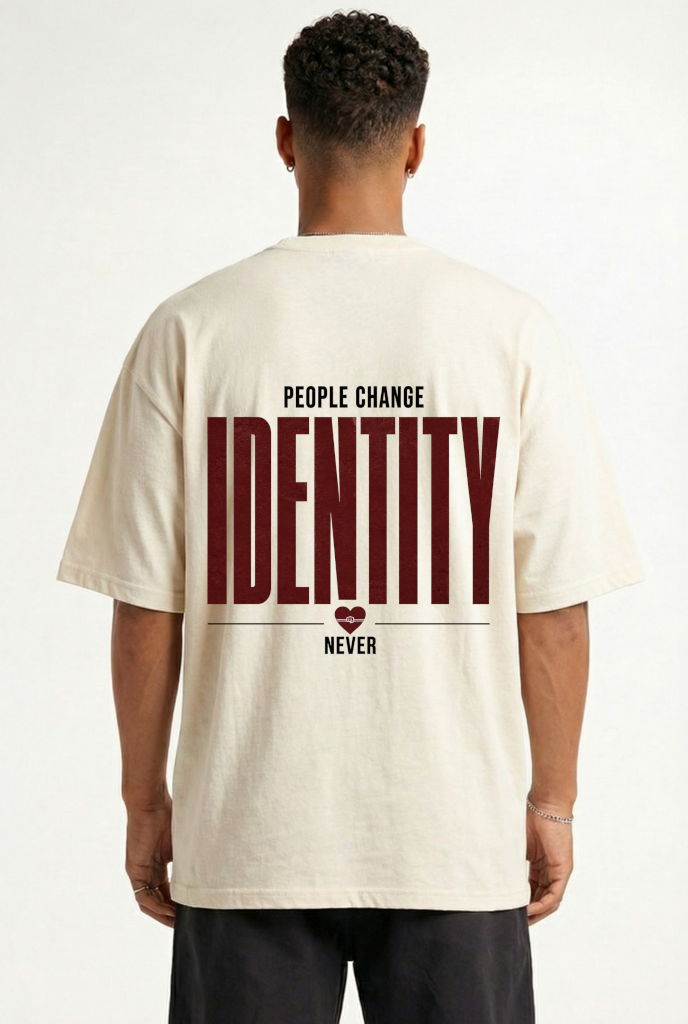 PEOPLE CHANGE IDENTITY - OVERSIZED HOODIE