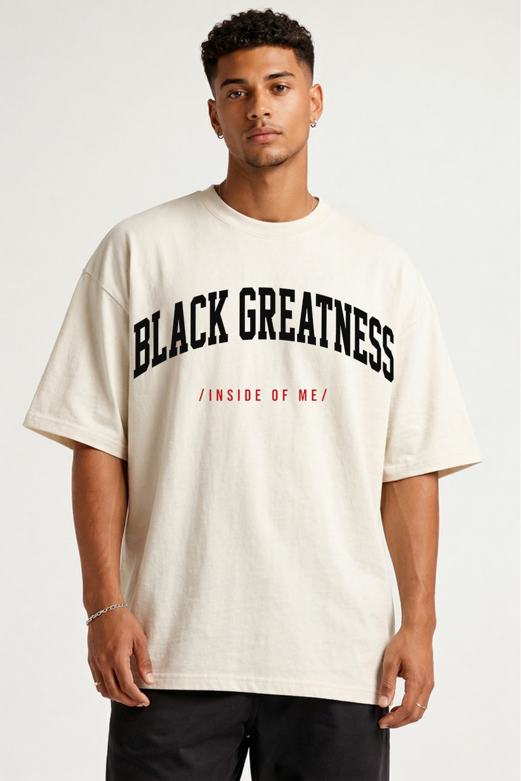 BLACK GREATNESS - OVERSIZED SHIRT