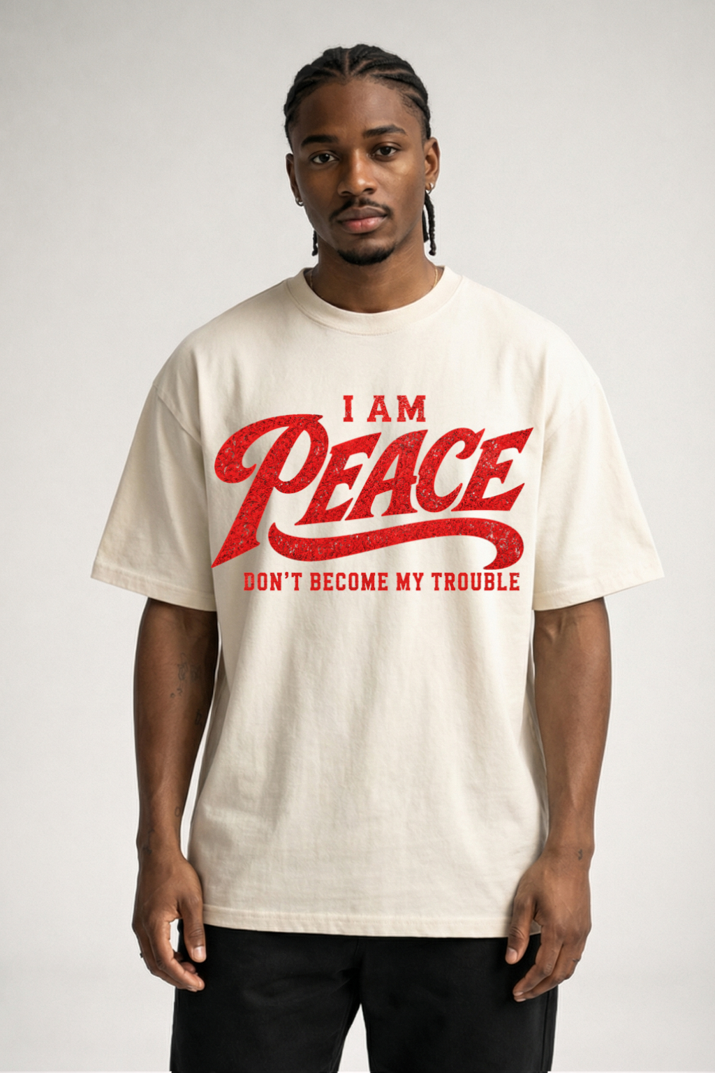 I AM PEACE - OVERSIZED SHIRT