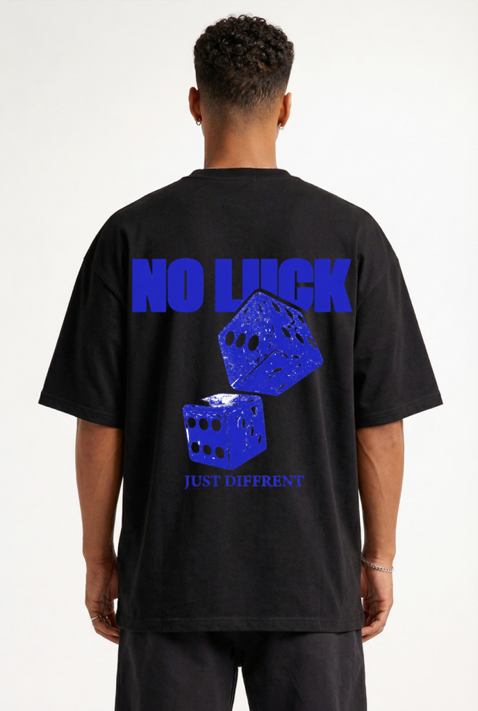 NO LUCK JUST DIFFRENT - OVERSIZED SHIRT