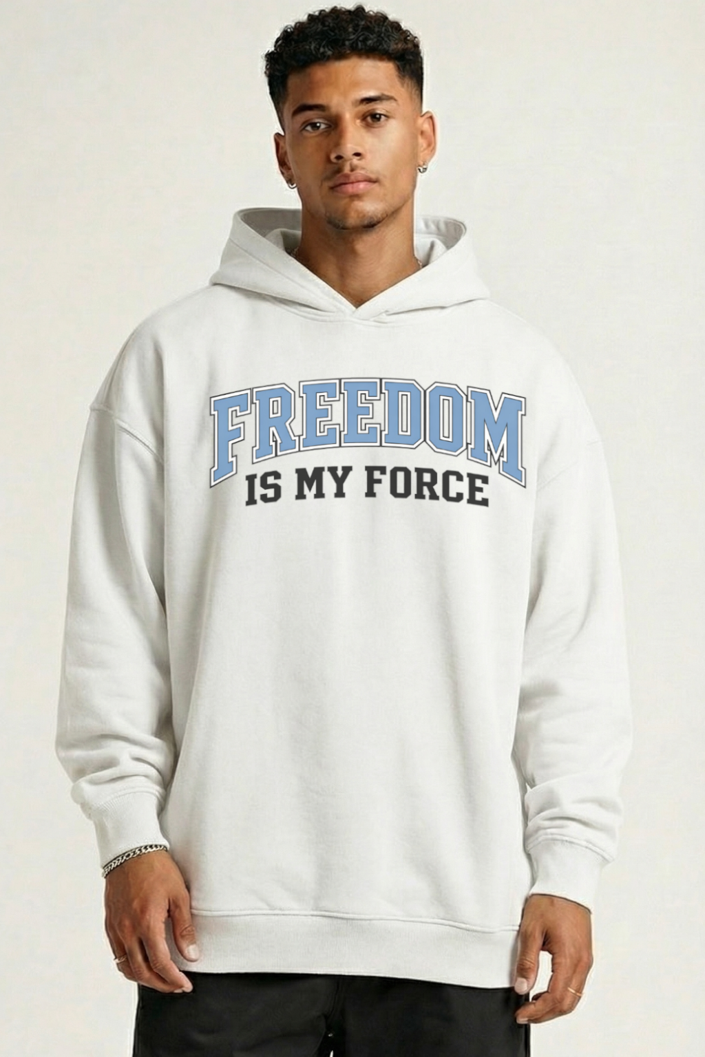FREEDOM IS MY FORCE - OVERSIZED HOODIE