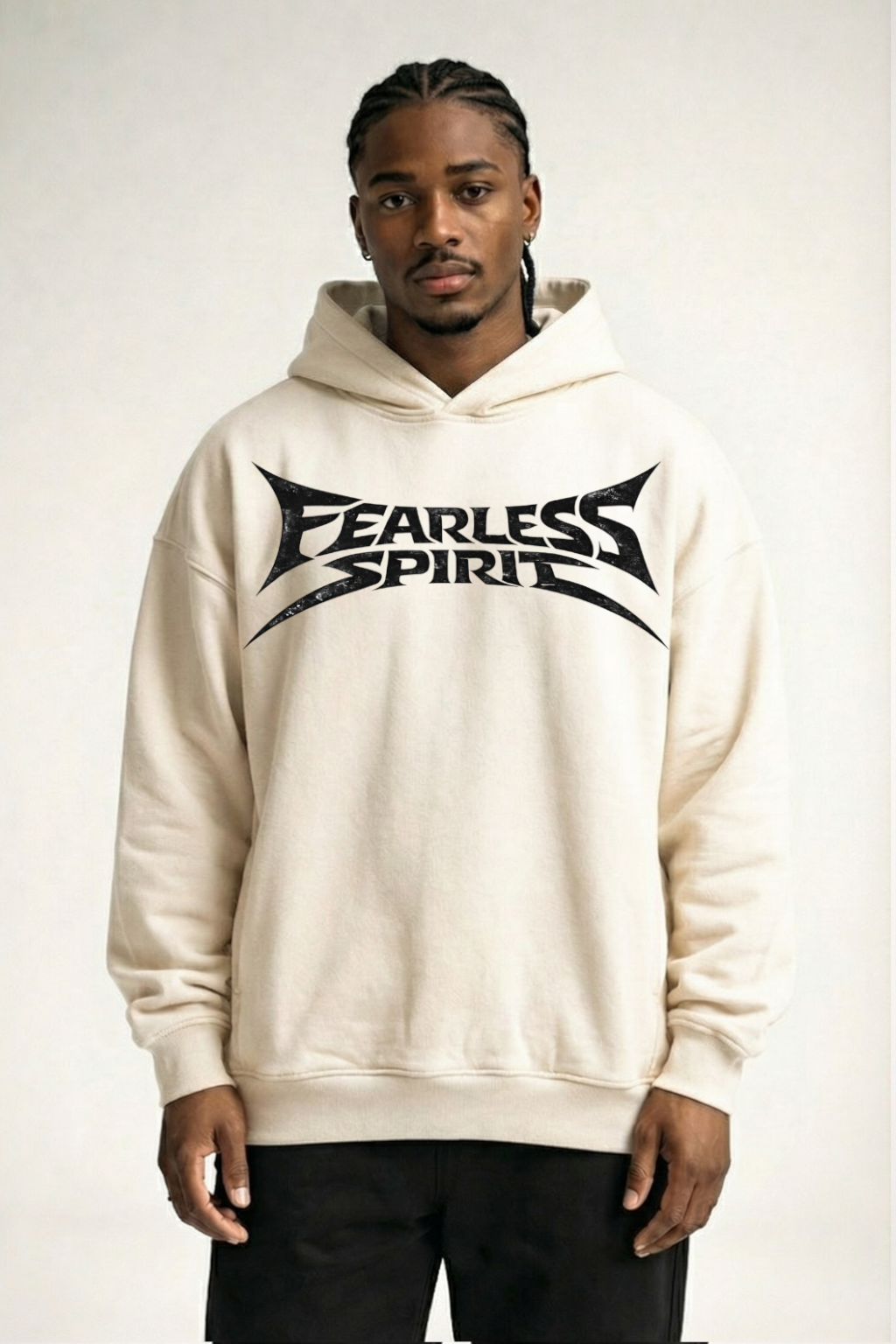 FEARLESS SPIRIT - OVERSIZED HOODIE