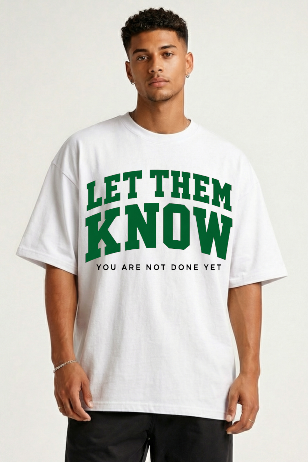 LET THE KNOW - OVERSIZED SHIRT