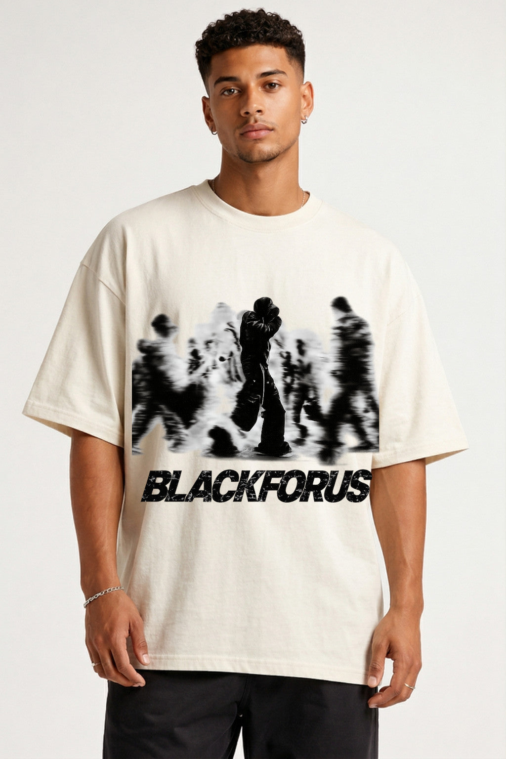 BLACK FOR US - OVERSIZED SHIRT