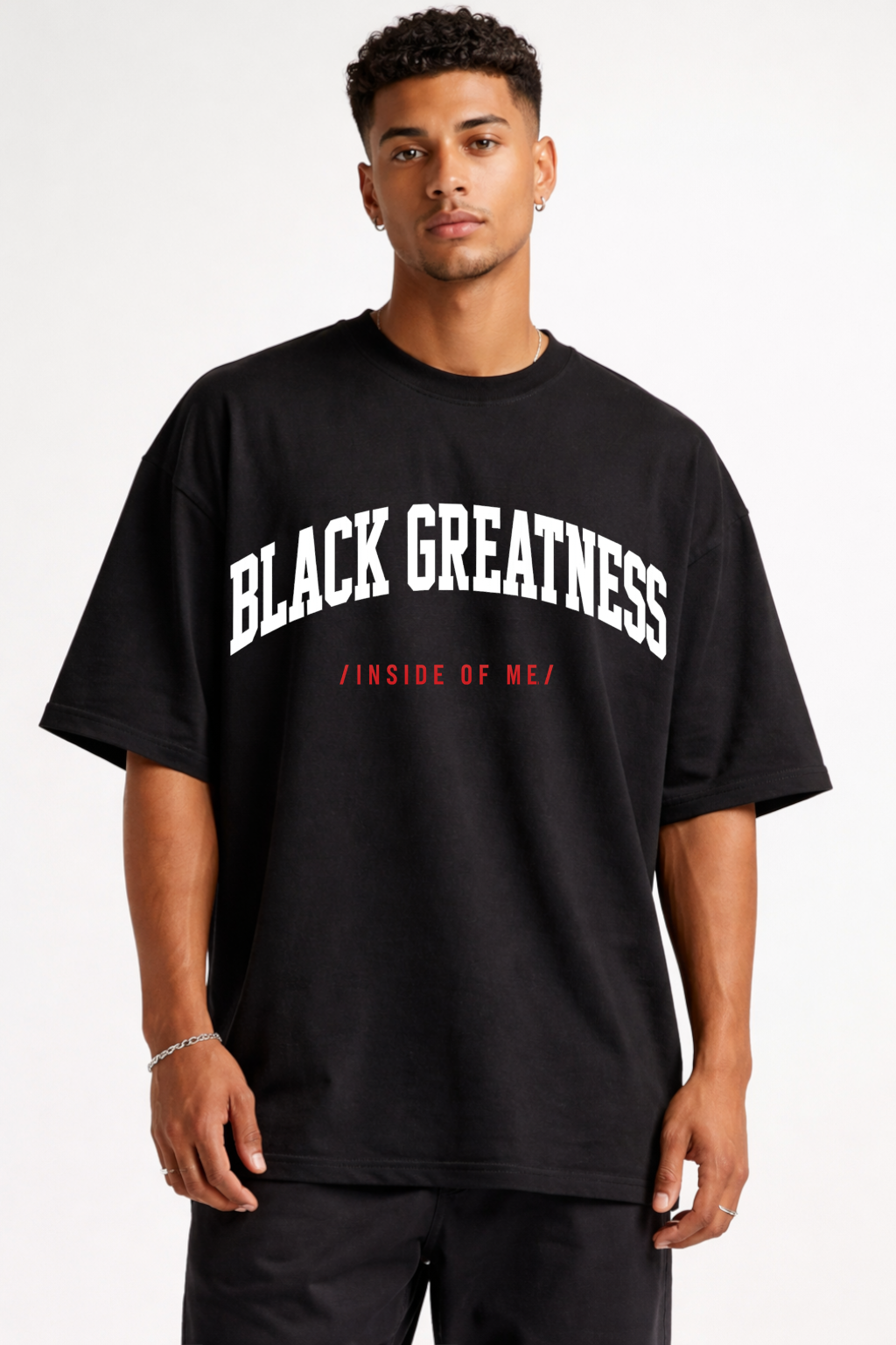 BLACK GREATNESS - OVERSIZED SHIRT