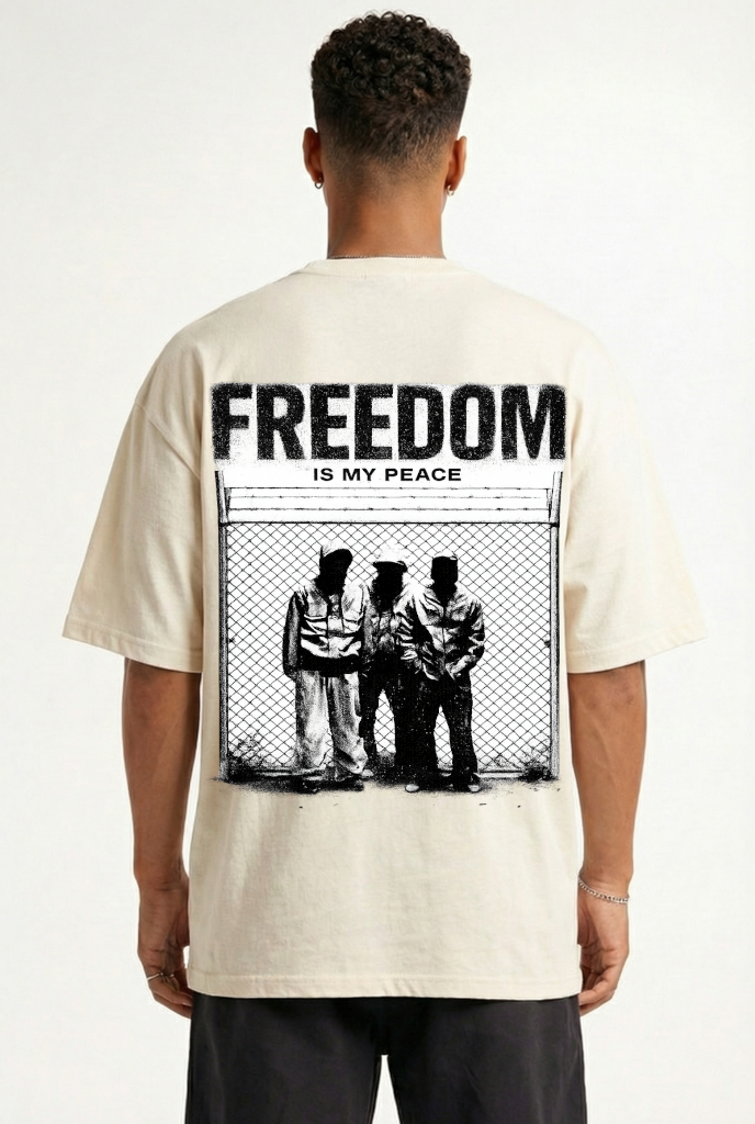 FREEDOM IS MY PEACE - OVERSIZED SHIRT