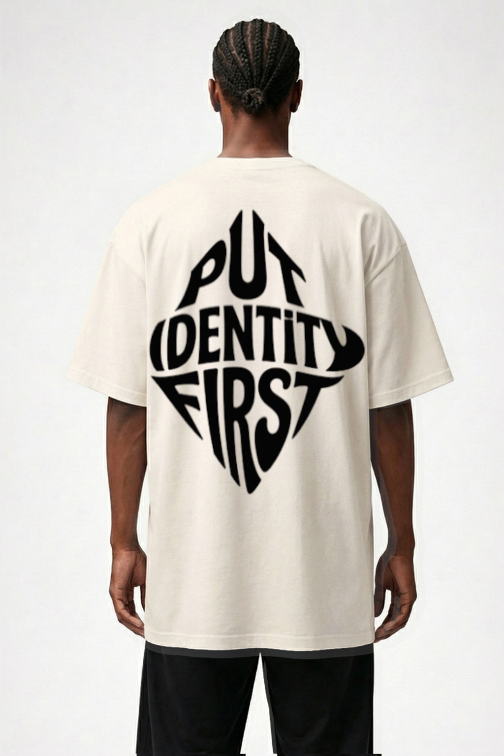 PUT IDENTITY FIRST - OVERSIZED SHIRT