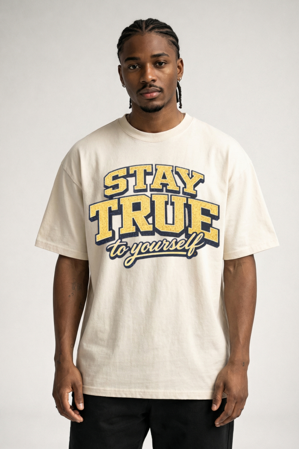 STAY TRUE - OVERSIZED SHIRT