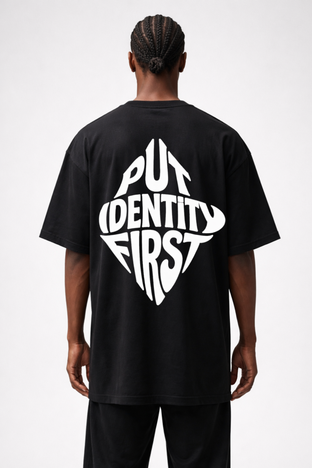 PUT IDENTITY FIRST - OVERSIZED SHIRT