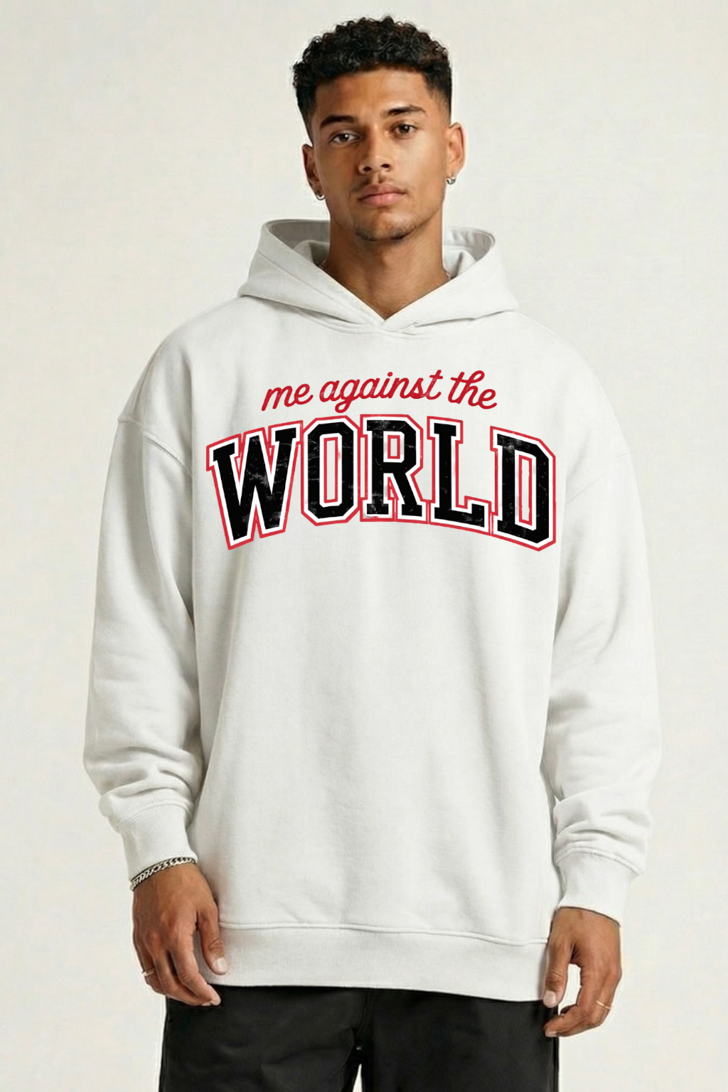 ME AGAINST THE WORLD - OVERSIZED HOODIE