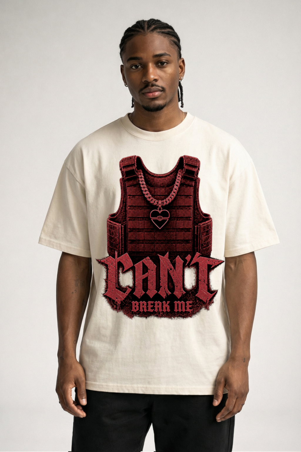 CAN'T BREAK ME - OVERSIZED SHIRT