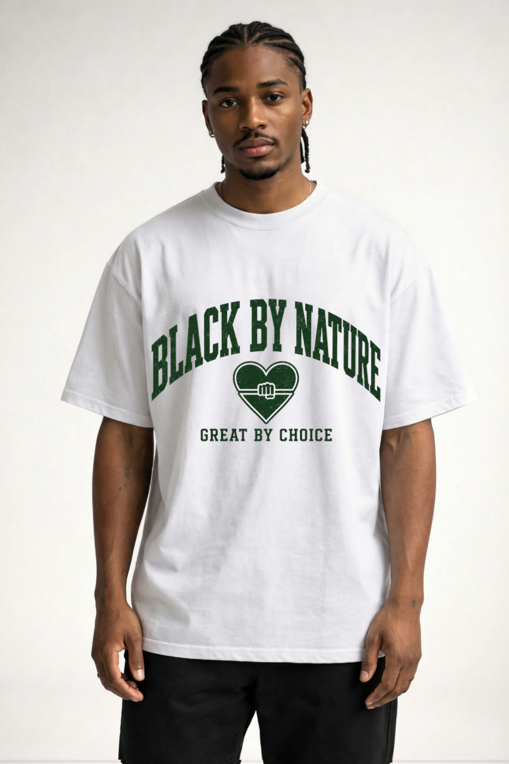 BLACK BY NATURE - OVERSIZED SHIRT