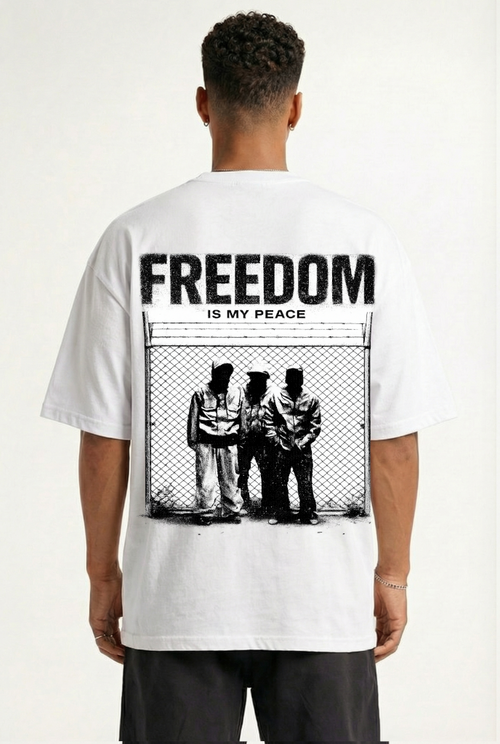 FREEDOM IS MY PEACE - OVERSIZED SHIRT