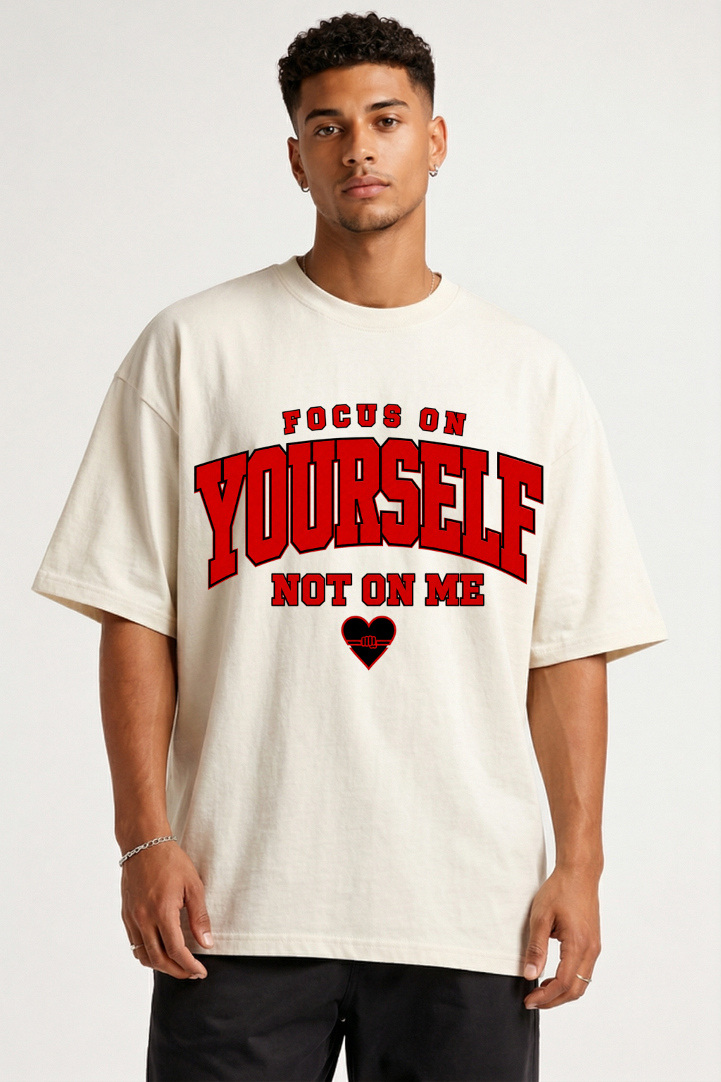 FOCUS ON YOURSELF - OVERSIZED SHIRT