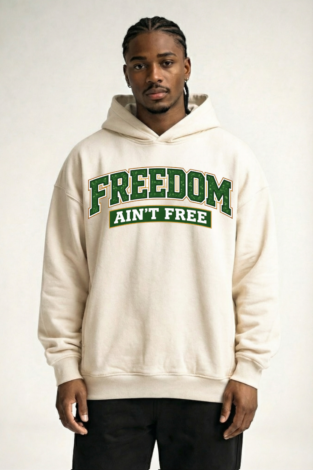 FREEDOM AIN'T FREE - OVERSIZED HOODIE