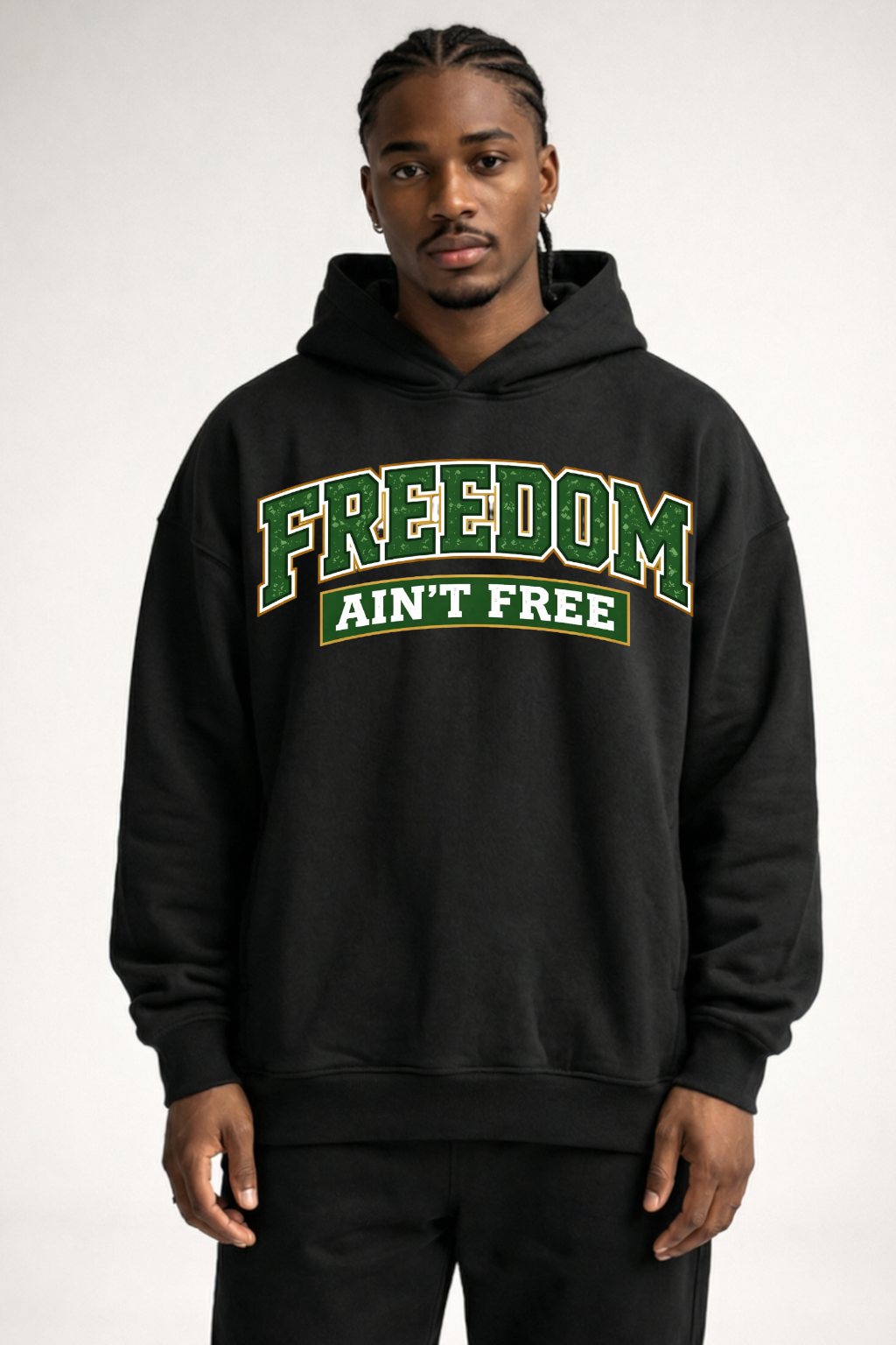 FREEDOM AIN'T FREE - OVERSIZED HOODIE