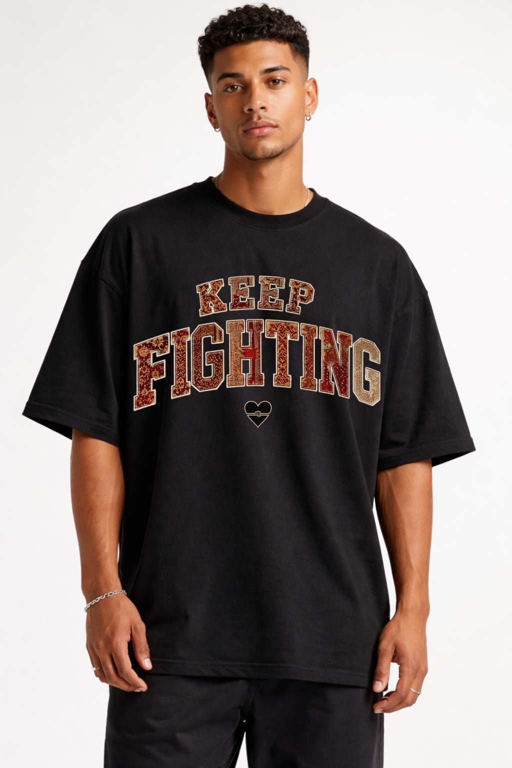 KEEP FIGHTING  - OVERSIZED SHIRT