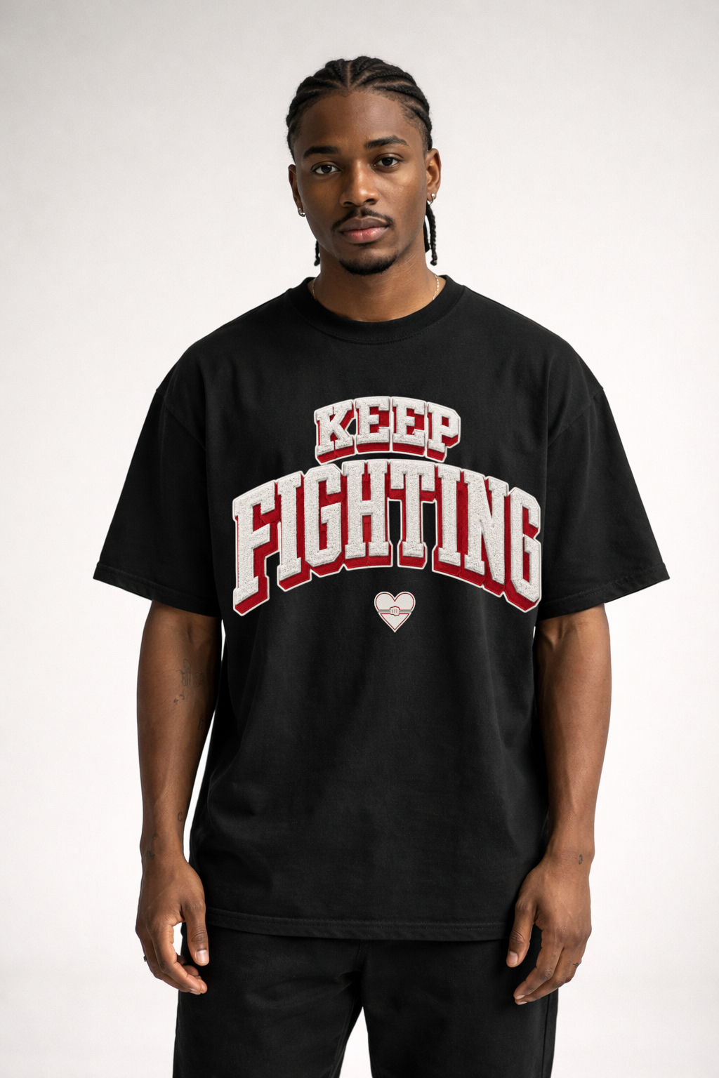 KEEP FIGHTING  - OVERSIZED SHIRT