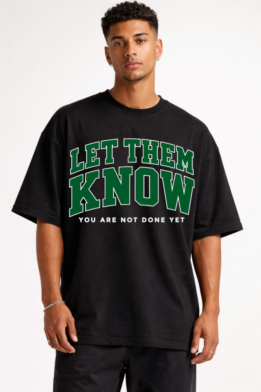 LET THE KNOW - OVERSIZED SHIRT